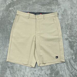 Quiksilver Mens Beige Shorts UV Protection Size 30 Stretch a1388